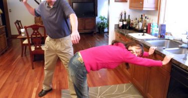 Kristy Makes 375x195 - OTK Spankings – RM/HD – Leaving the Iron On, Earns a Spanking | December 26, 2018