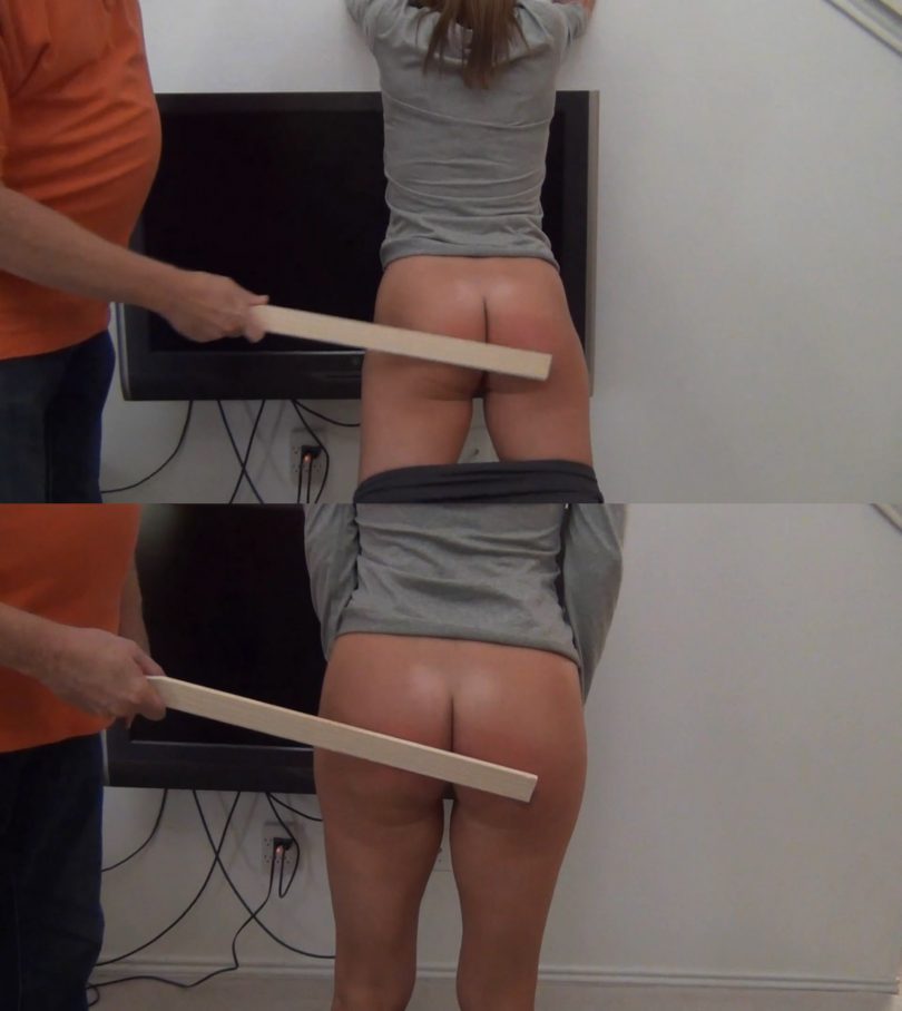 Amateur Spankings – MP4/Full HD – Anna Spanked With A PaintStick