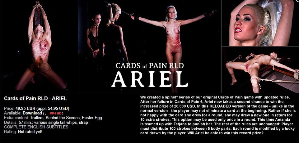 Elite Pain – Cards of Pain RLD image 1 - Elite Pain – MP4/Full HD – Cards of Pain RLD – Ariel