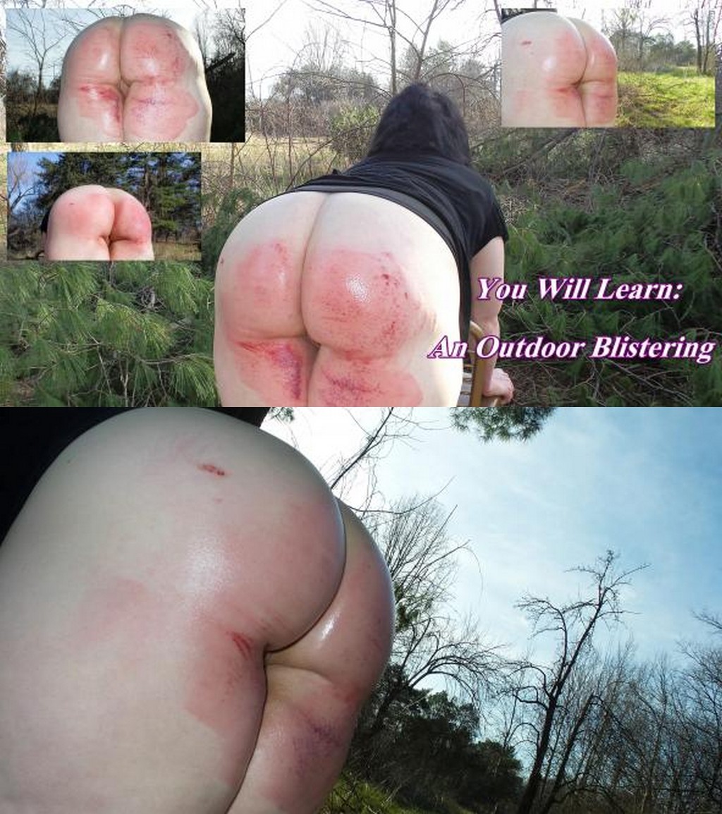 Universal Spanking and Punishments – MP4/Full HD – You Will Learn: An Outdoor Blistering (Exclusive)